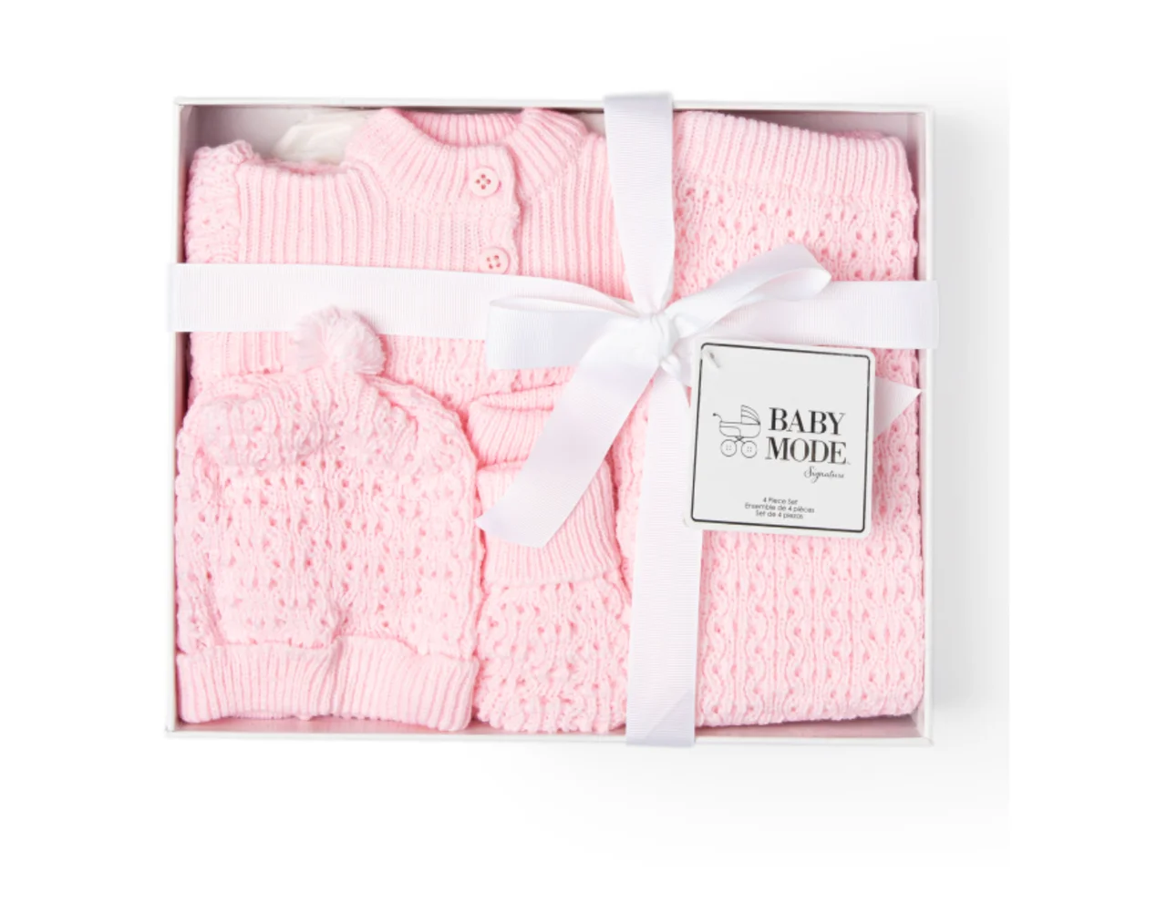 4-Piece Knit Baby Set