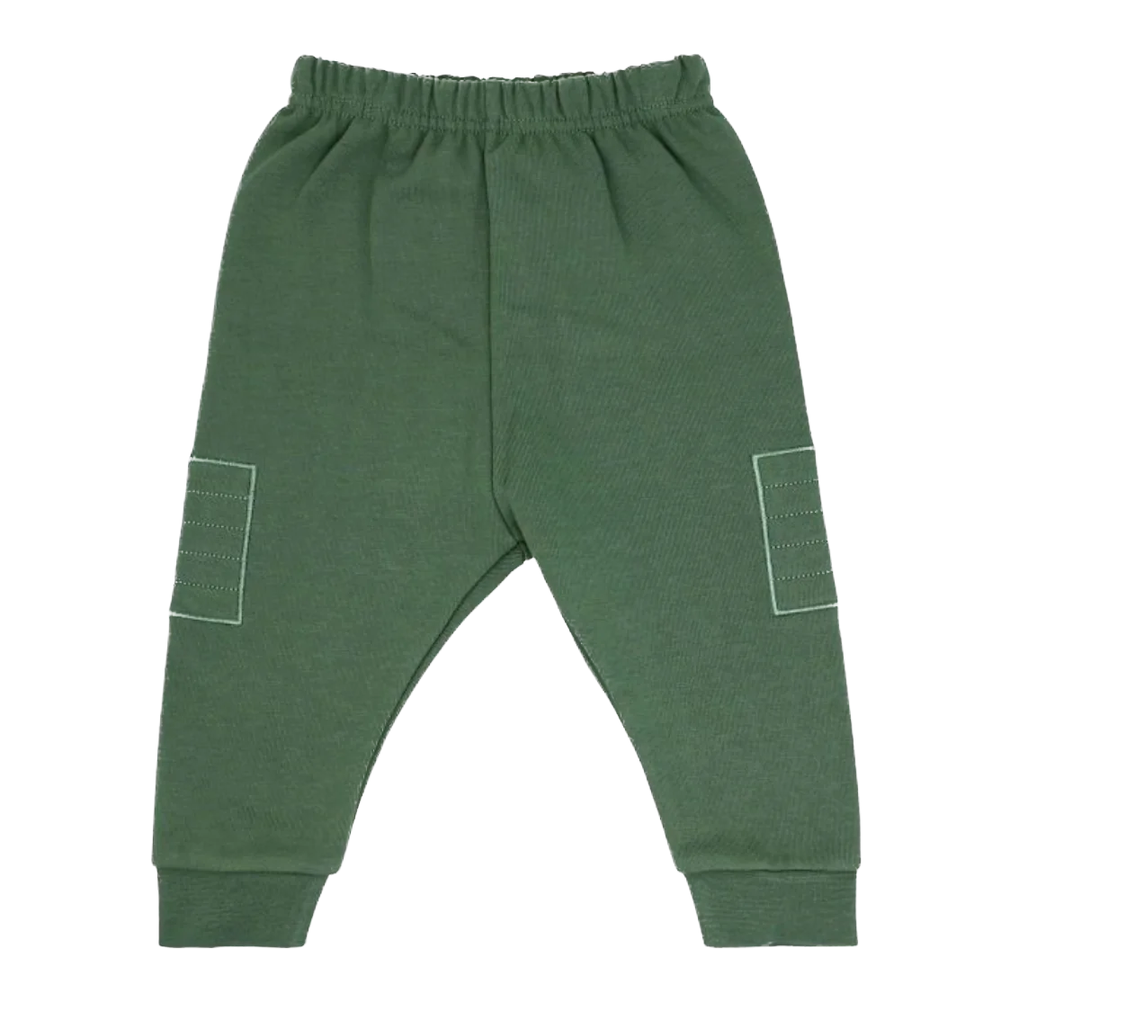 Cotton Sweater & Jogger Set — Sage — photo 3