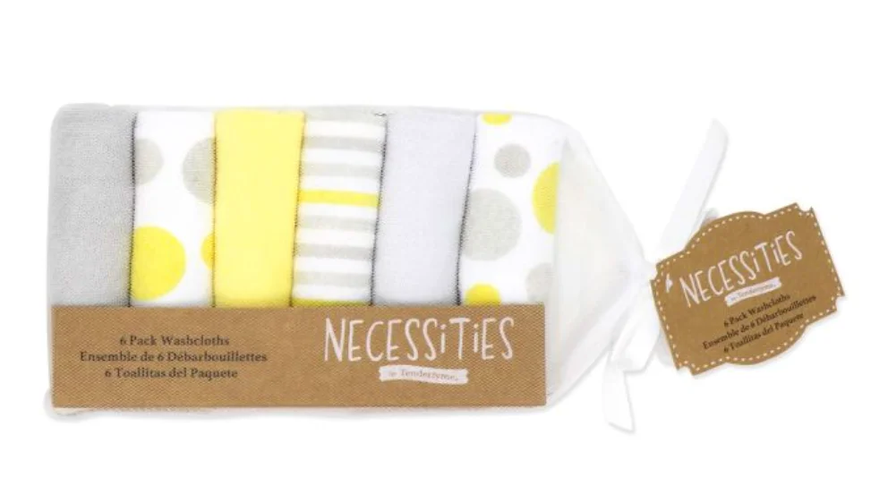 6-Pack Washcloth Set — Sky — alternate view