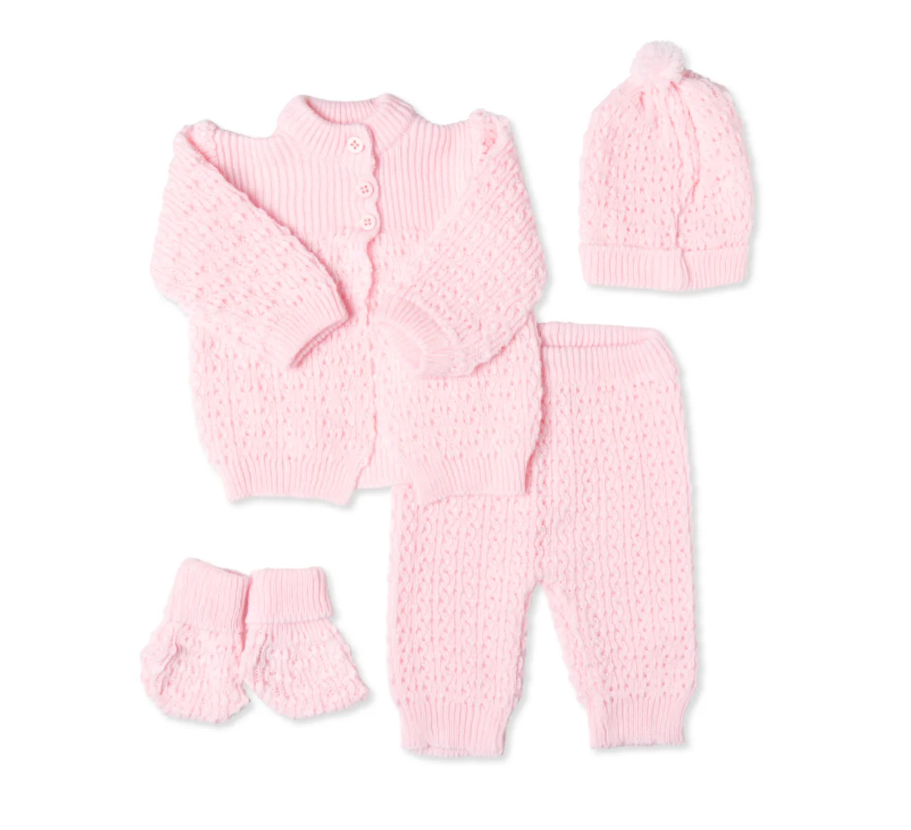 4-Piece Knit Baby Set — alternate view