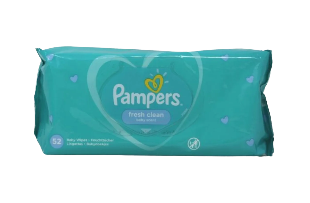 Pampers Wipes Fresh Clean | Pack of 4