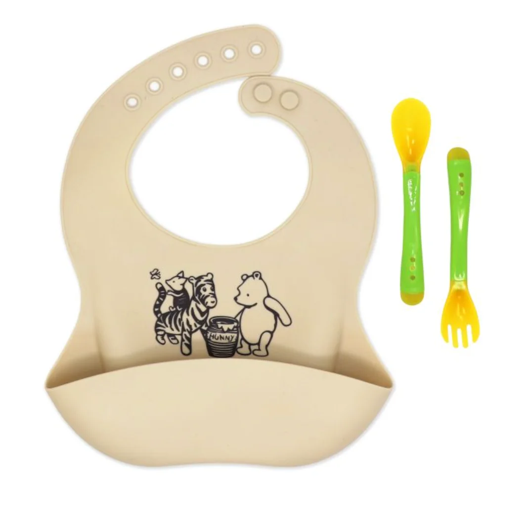 Pooh & Friends Silicone Bib Set
