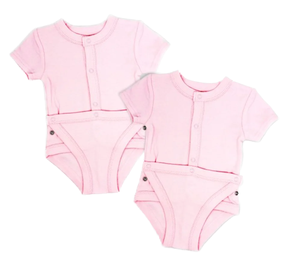 Pink Diaper Vests | 2-Pack