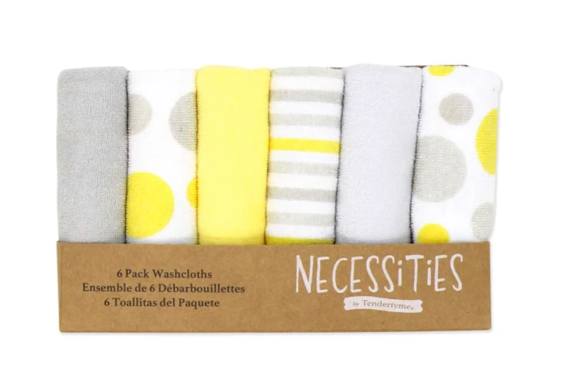6-Pack Washcloth Set — Sky